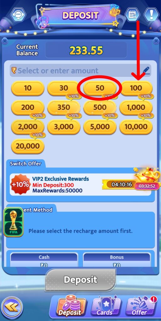 How to deposit and withdraw money in Diwa game